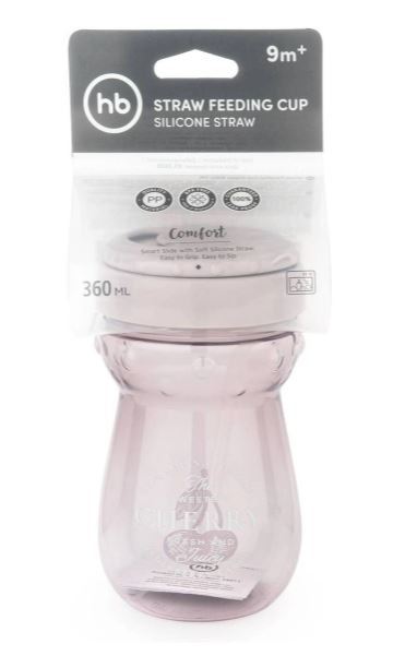 Happy Baby NEW feeding Cup with tube 360 ml lilac 14011
