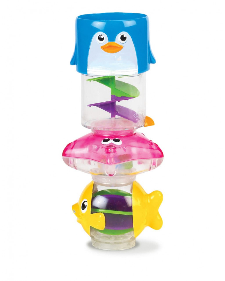 Игрушки Munchkin "Пирамидка" для ванной 3 в 1 от 6 мес 11412 купить в интернет магазине детских товаров "Денма" 2