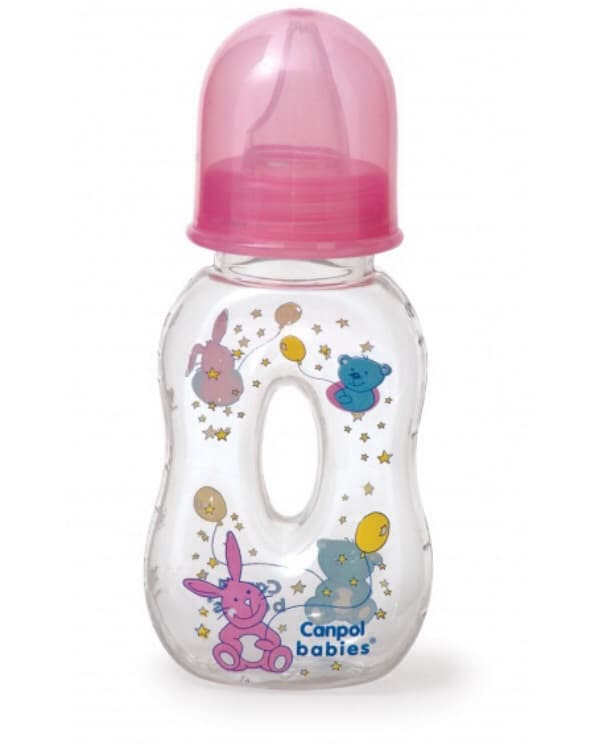 Бутылочка Canpol Babies пластиковая фигурная 120 мл 56/201