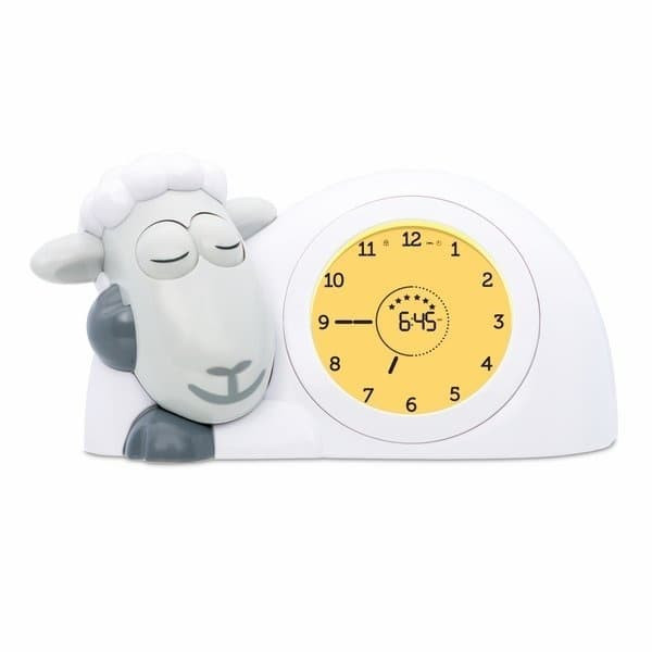 Часы будильник ZAZU для тренировки сна Ягнёнок Сэм Серый