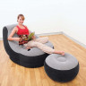 Набор для отдыха Intex надувное кресло с пуфиком Ultra Lounge 99x130x76 см 68564