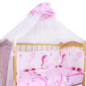 Комплект в кроватку AmaroBaby Мишкин сон поплин розовый 7 предметов