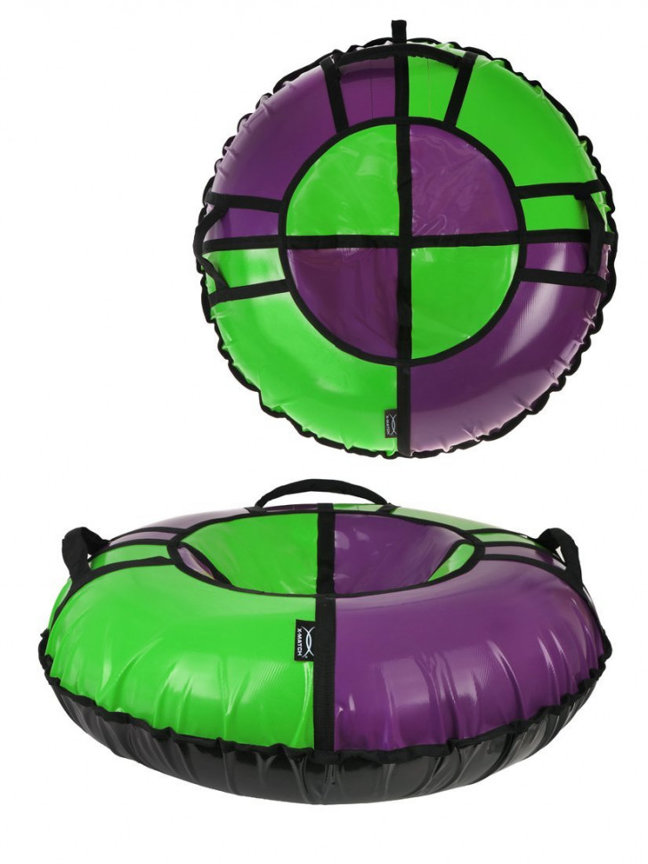 Тюбинг X-Match Sport фиолетовый-зеленый 120 см