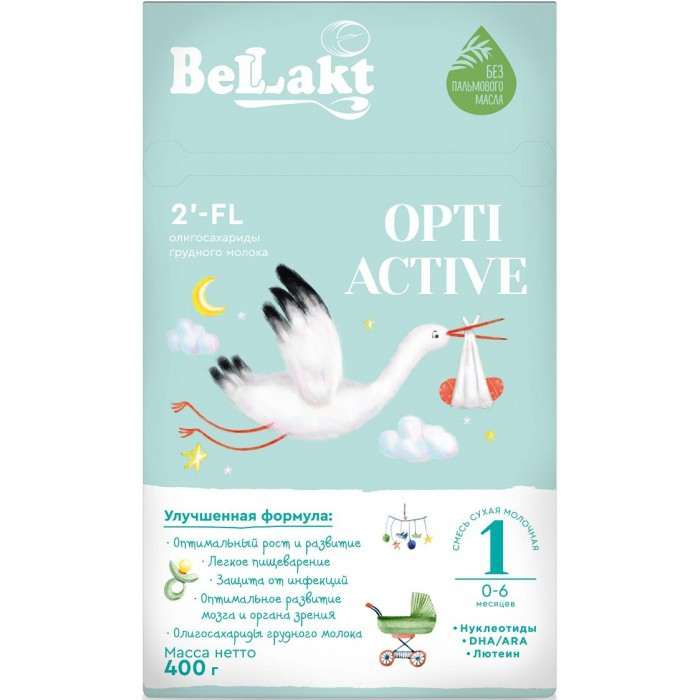 Смесь сухая молочная Bellakt Opti Active 1 начальная адаптированная с 0 до 6 мес 400 гр