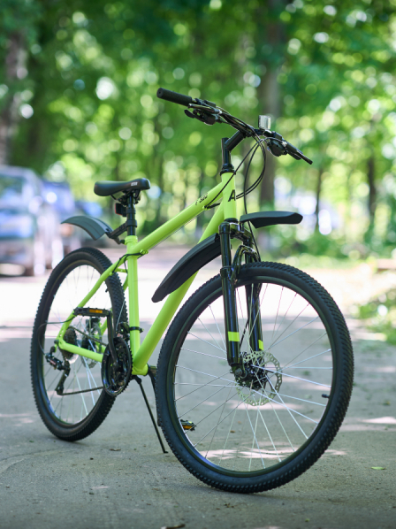 Велосипед 26' ACID F 300 D 2022г Ярко-зеленый/Черный рама 17"