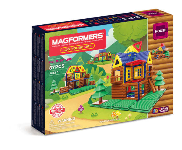 Магнитный конструктор MAGFORMERS Log House Set 705004