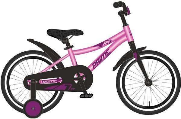 Велосипед NOVATRACK PRIME 16" розовый металлик