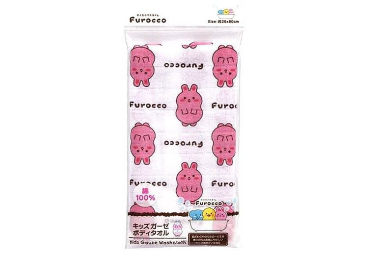  Мочалка Kokubo Furocco Kids Розовый Кролик