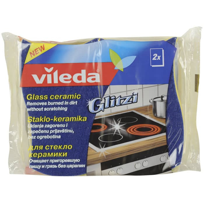 Губка VILEDA для стеклокерамики 2 шт 127930