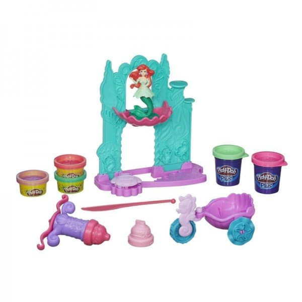 Игровой набор пластилина PLAY-DOH Замок и Карета Ариэль А7396