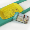 Shovel with a sieve for sand and snow Quut Scoppi green lagoon
