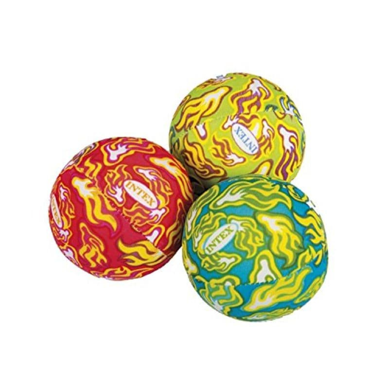 Мячики Intex для игры в бассейне 3 цвета 55505