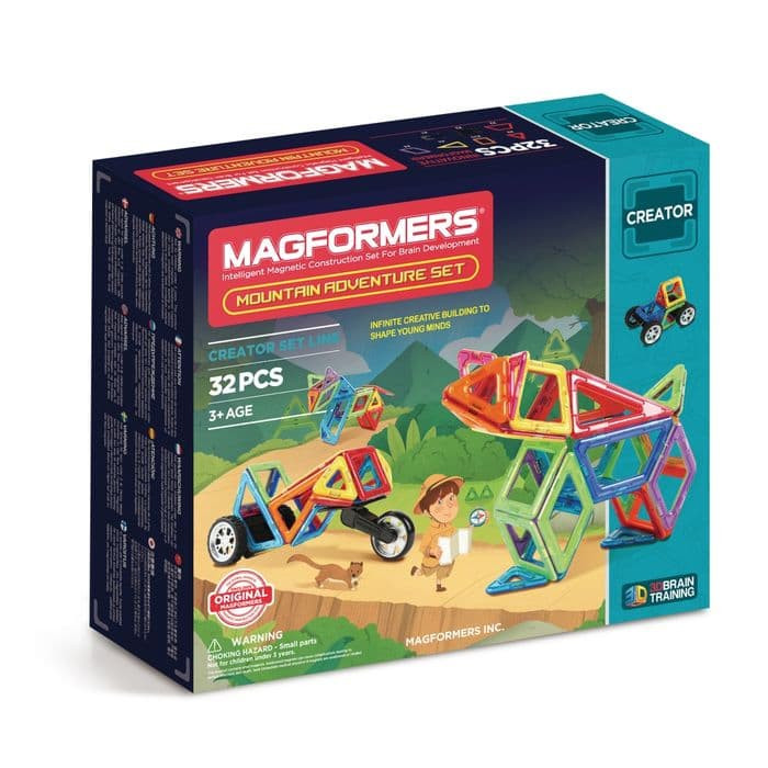 Магнитный конструктор MAGFORMERS Adventure Mountain 32 set 703011