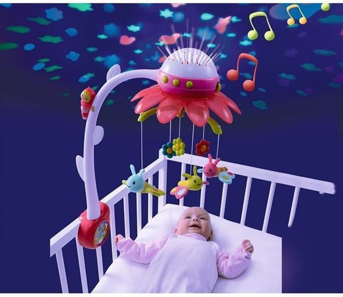 Музыкальный мобиль Smoby на кроватку Цветок