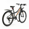 Велосипед 24" Endorphin Enjoy 12" Черный/Ярко-оранжевый