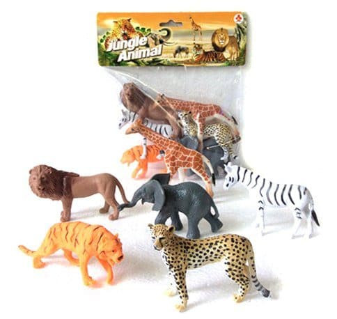 Набор Наша Игрушка диких животных Jungle animal 8 см 2A006